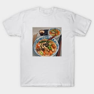 Ramen Vintage Japan Hiragana Japanese Katakana T-Shirt